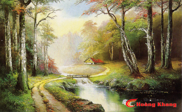 Tranh Núi - Nước - Phong Thuỷ